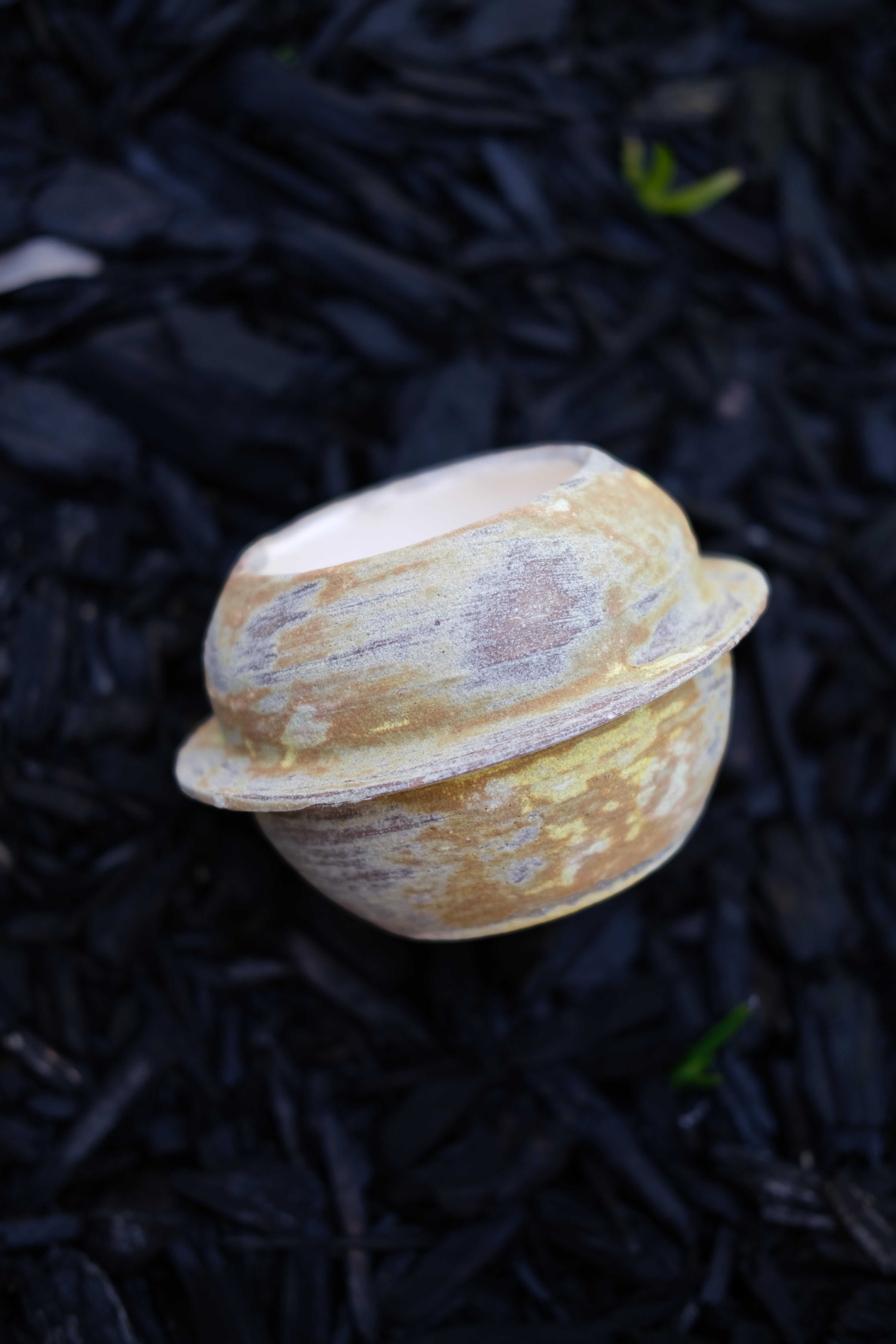 Golden Dusk Planet Pot