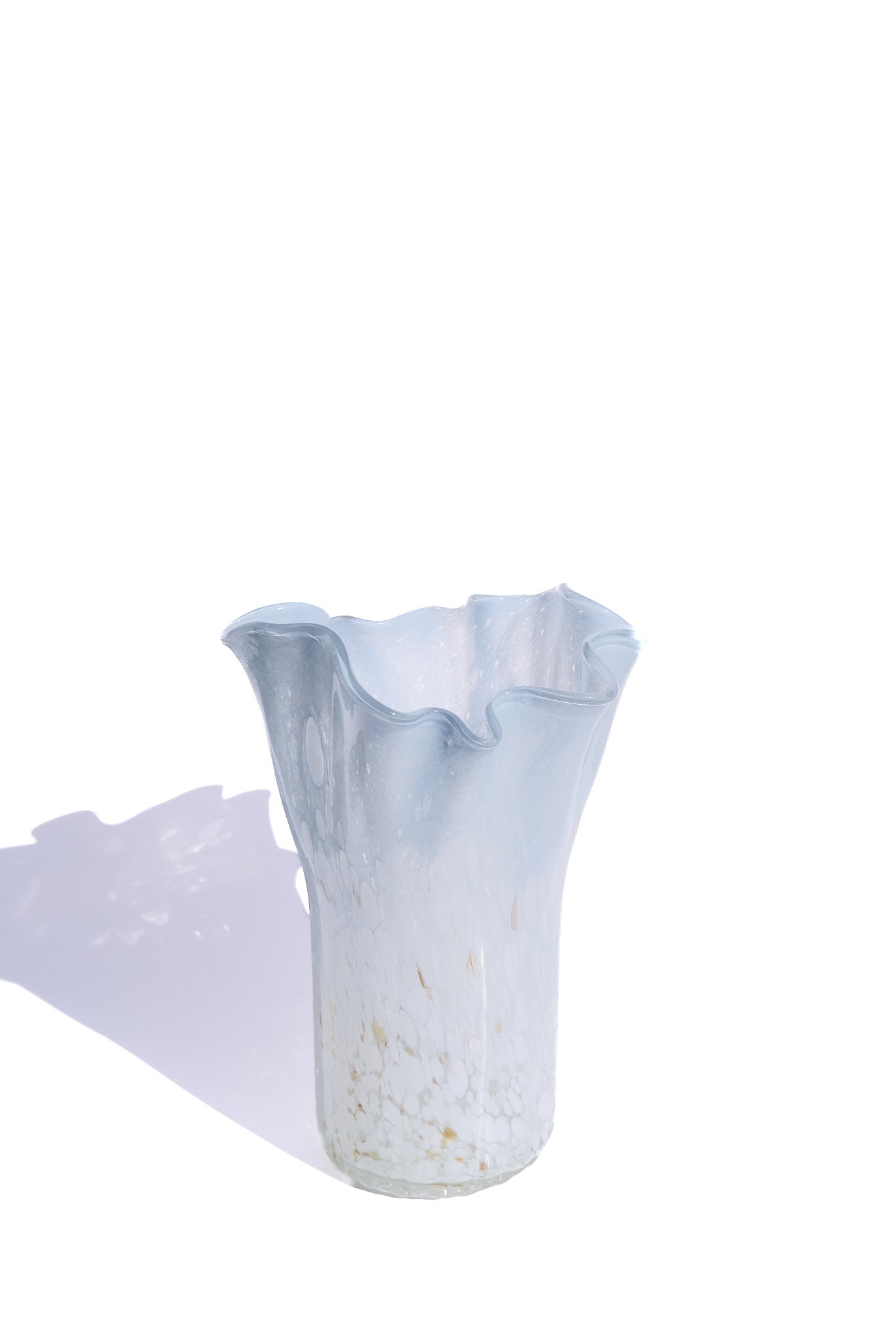 Cloud Mist Glass Vase