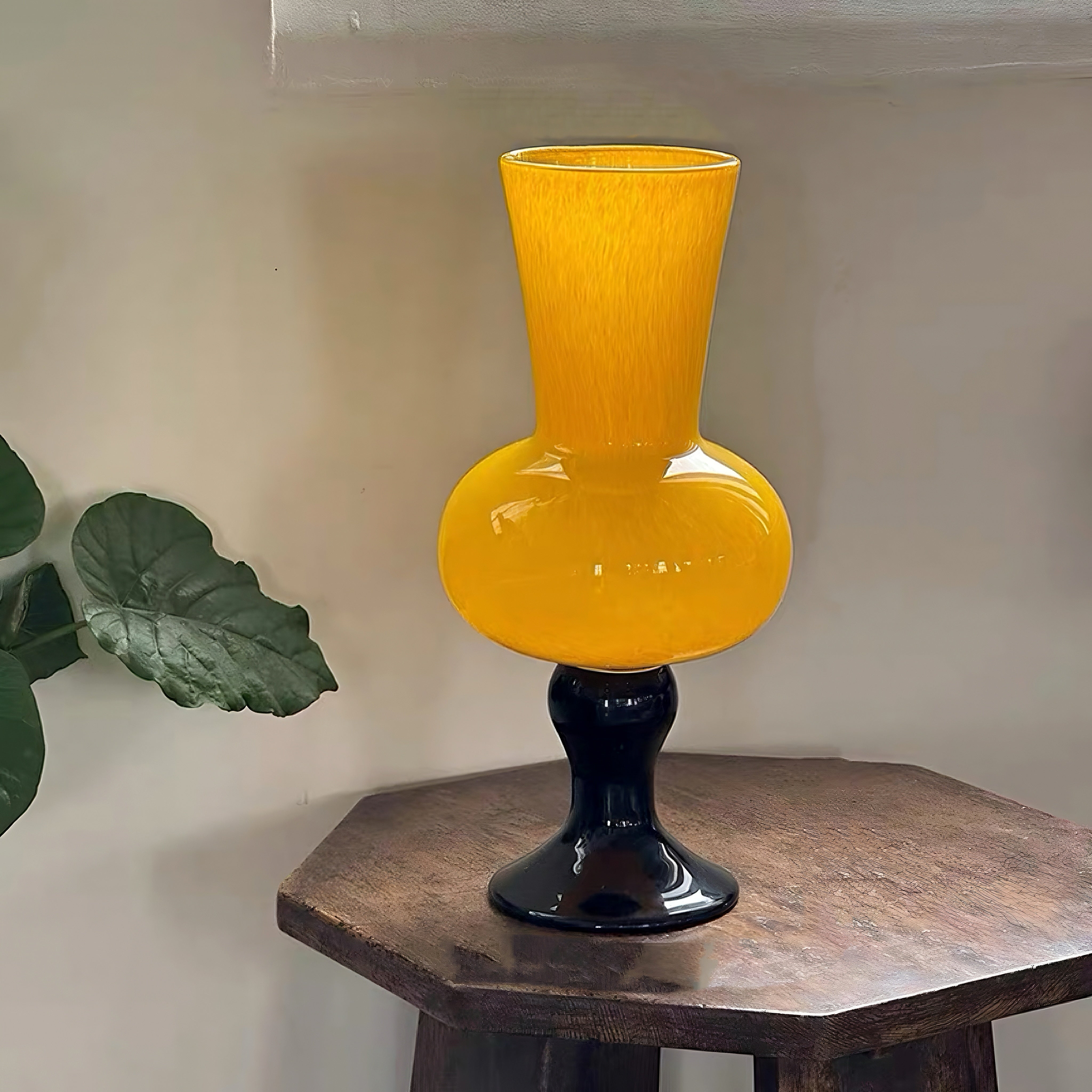 Amber Glow Vase