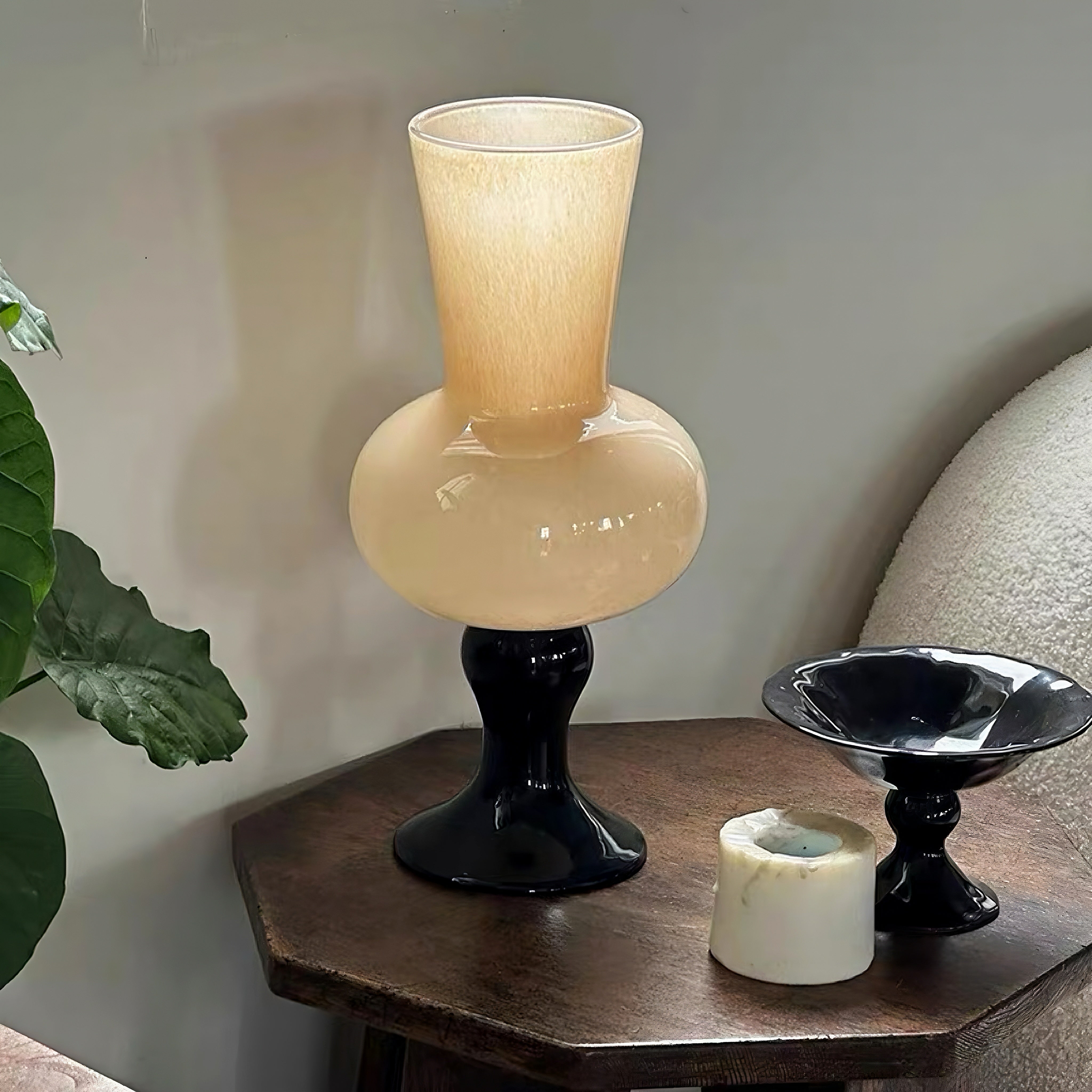 Champagne Glow Vase