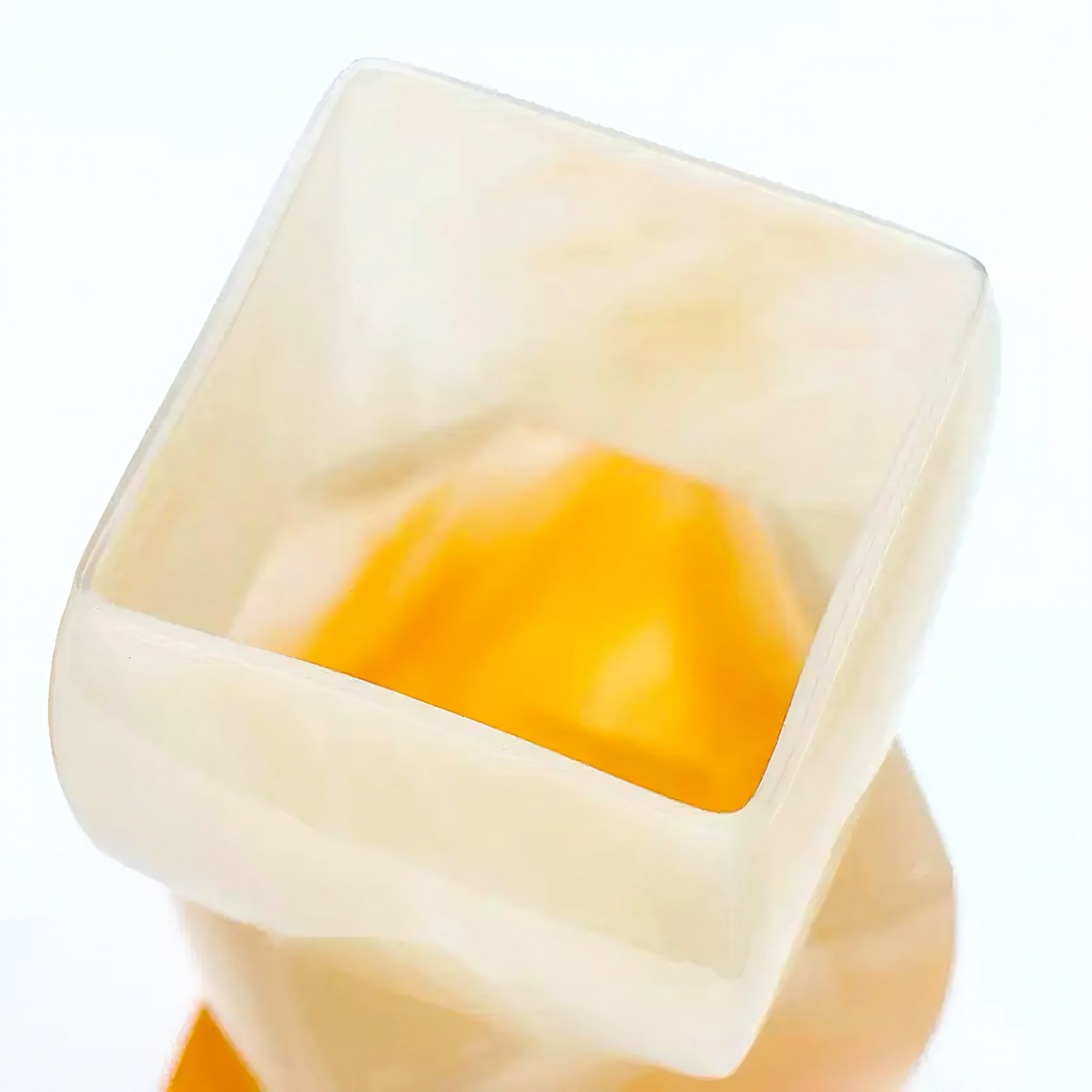 Amber Frost Stacks Vase (New)