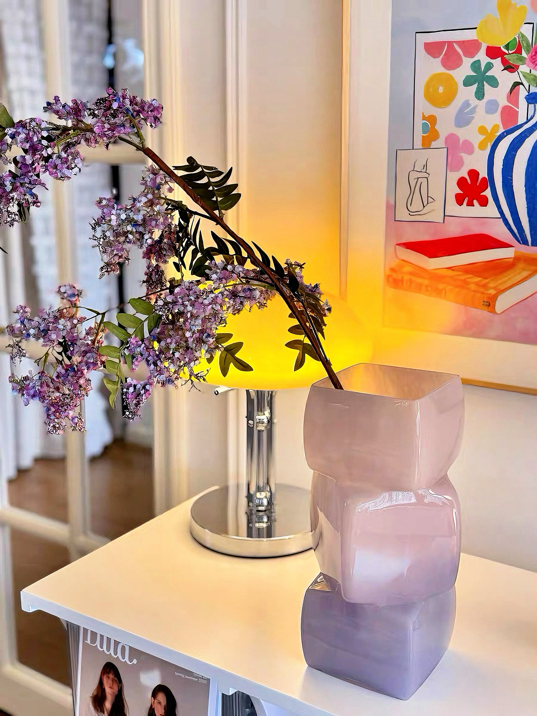 Amethyst Stacks Vase (New)