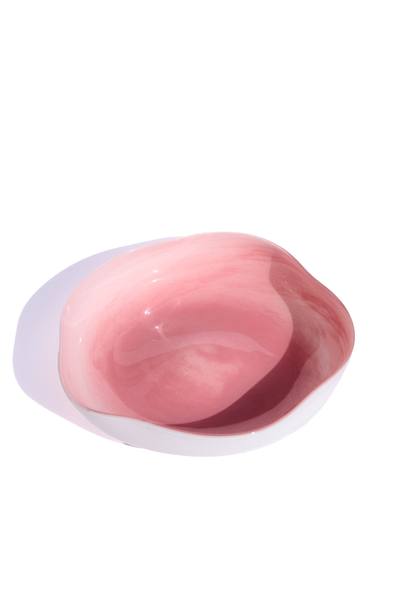 Blush Wave Ceramic Plate