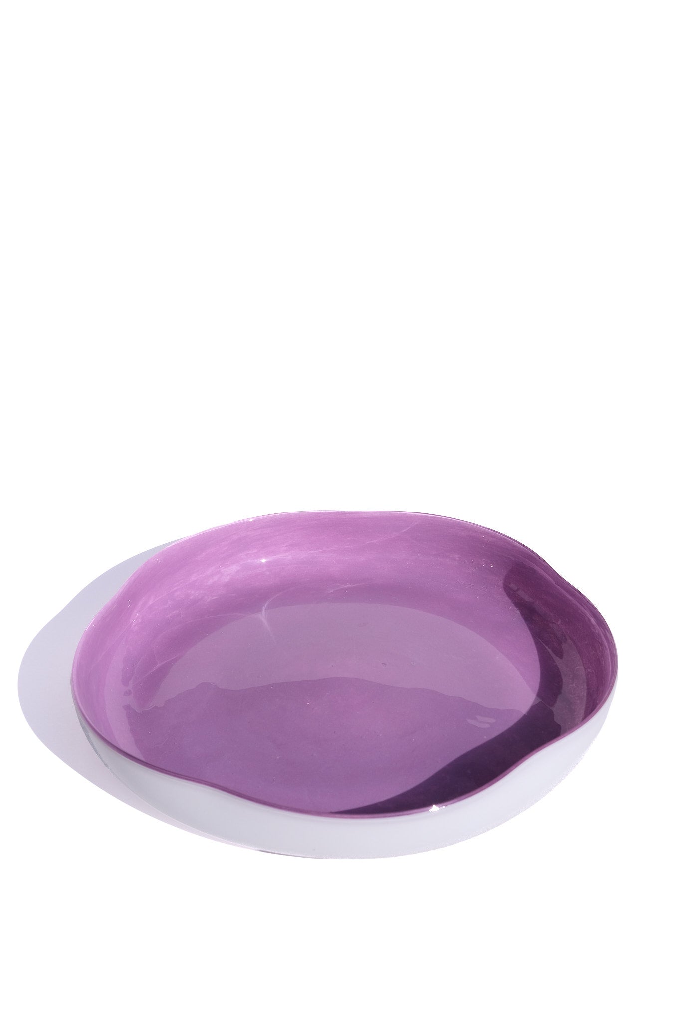 Lavender Wave Ceramic Plate