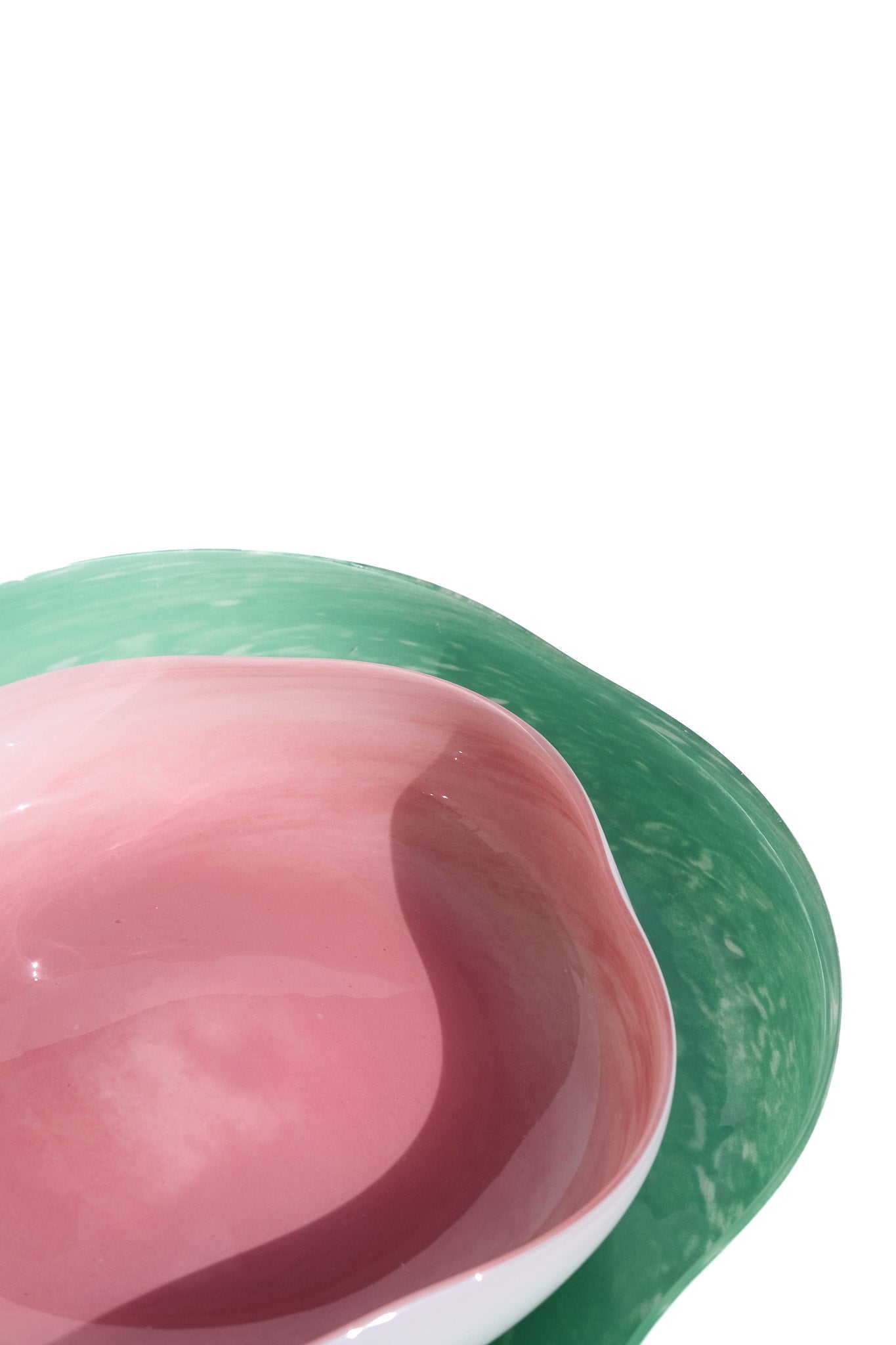 Mint Wave Ceramic Plate