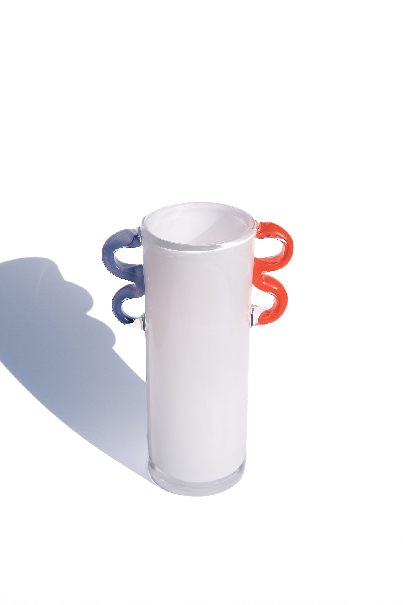 Snowy Spiral Vase