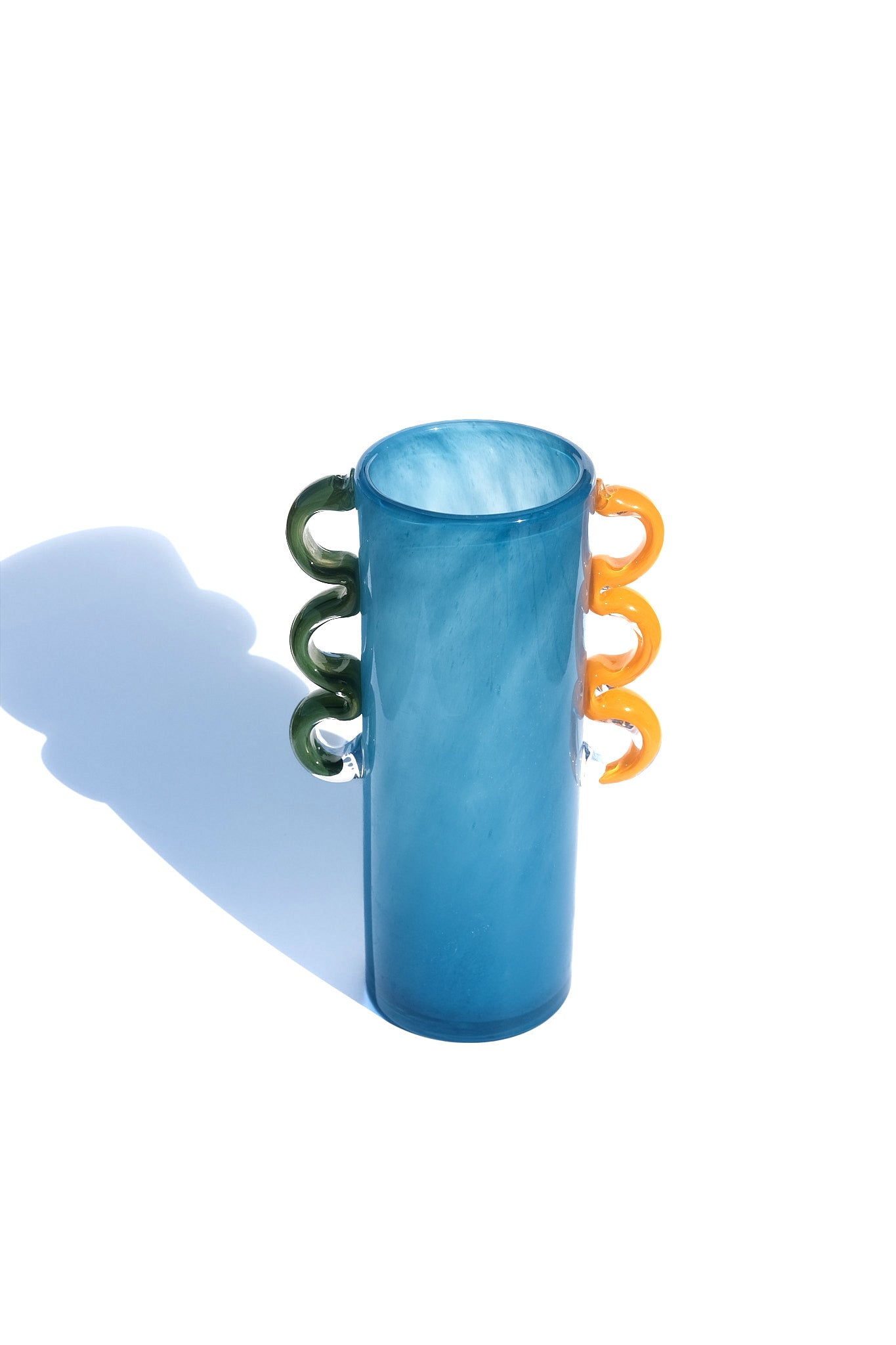 Blue Spiral Vase