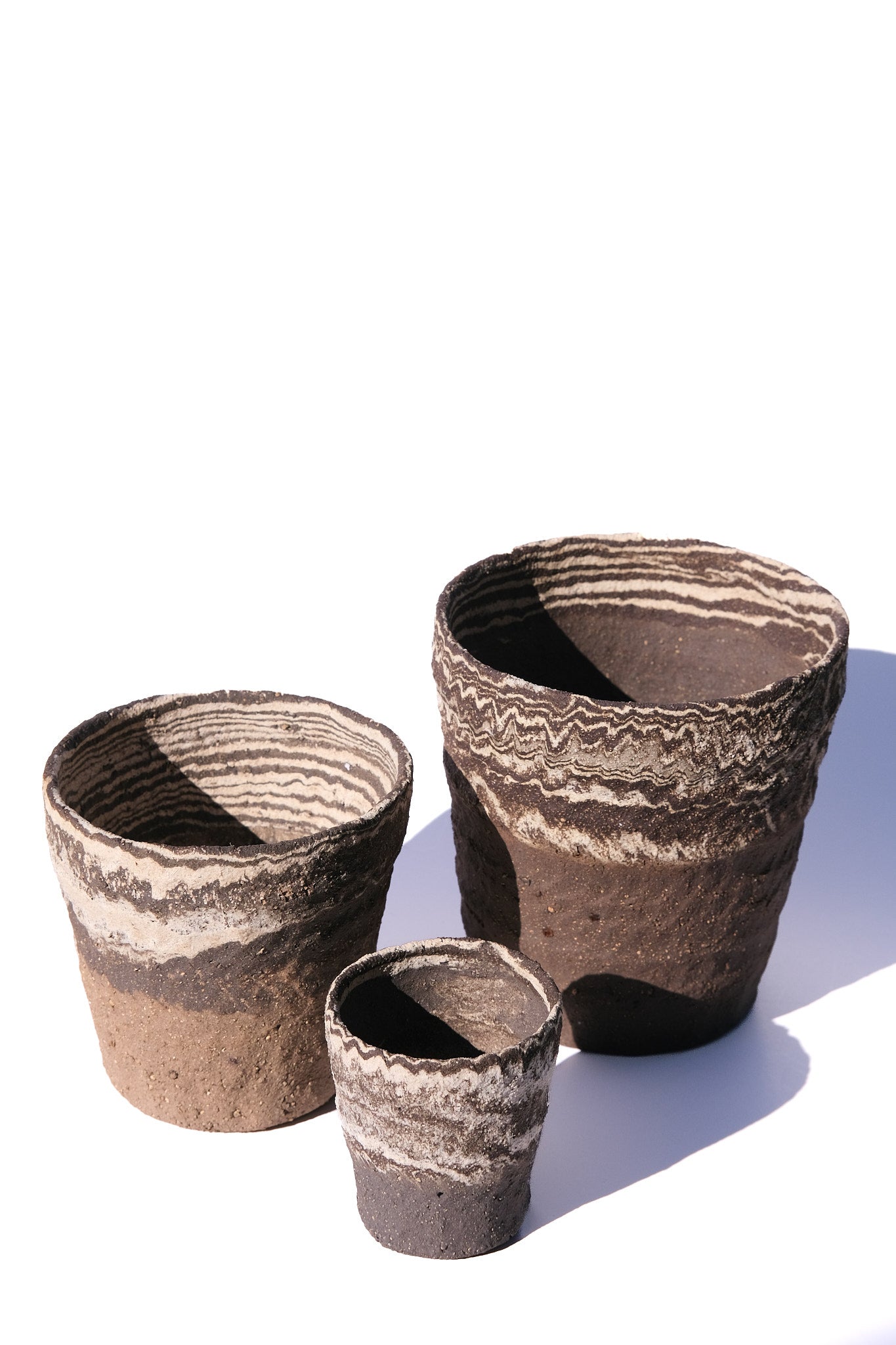 Obsidian Wave Planter