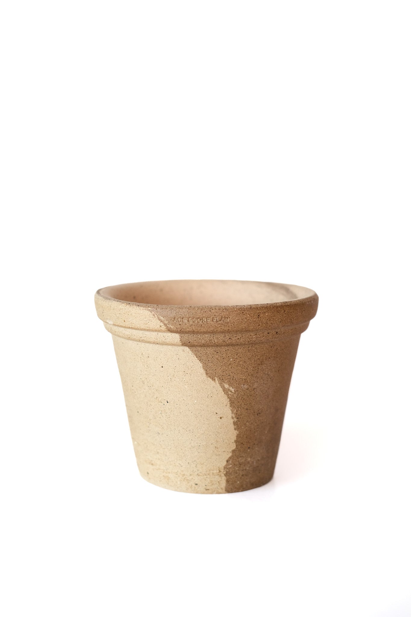 Milky Mocha Low Rim Planter