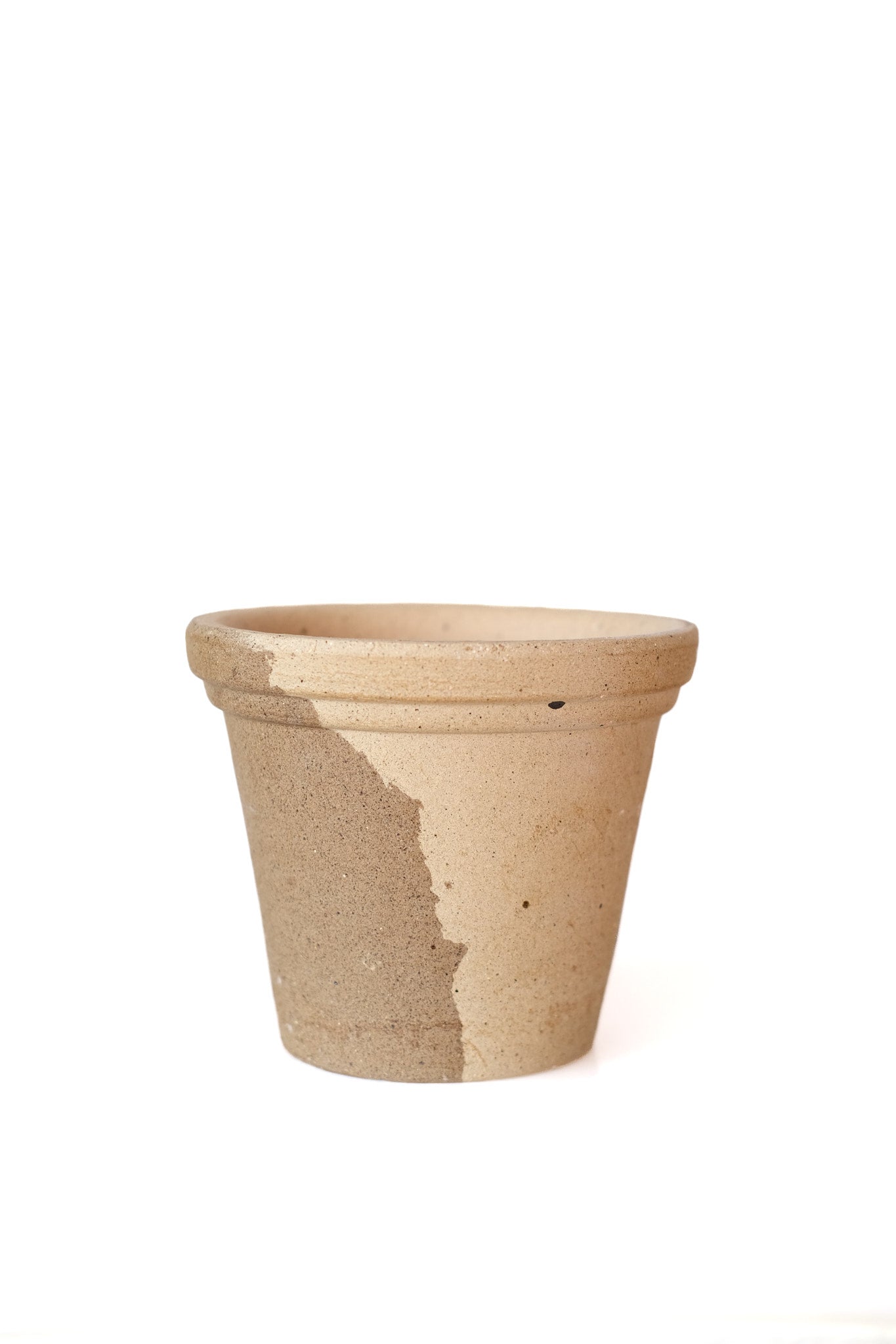 Milky Mocha Low Rim Planter